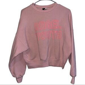H&M Angle Youth Pink Sweater Top Size Small